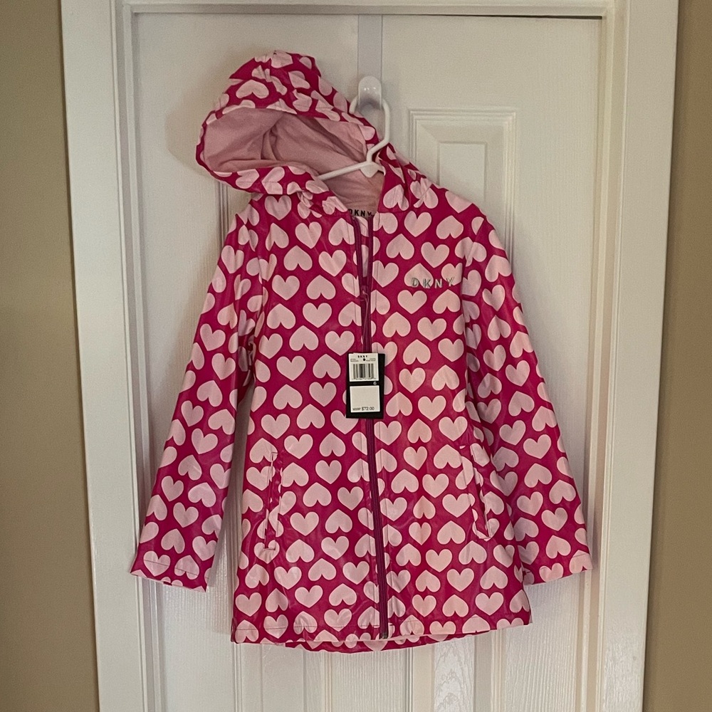 DKNY raincoat - kids size 6